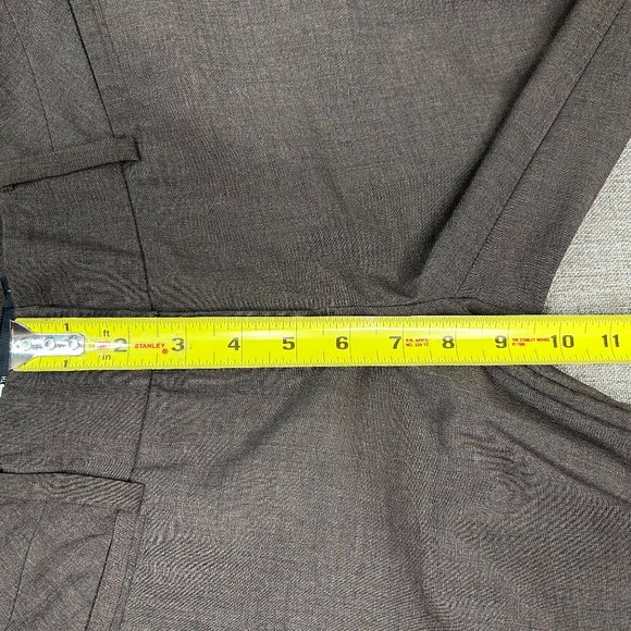 7th Avenue New York & Company Dress Pants Women's 4 Straight Leg Brown Office - Picture 11 of 14